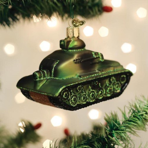Military tank ornament - tank,