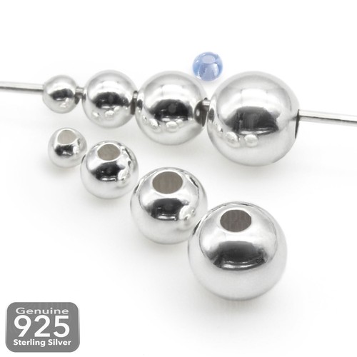 Sterling silver spacer beads - sterling,