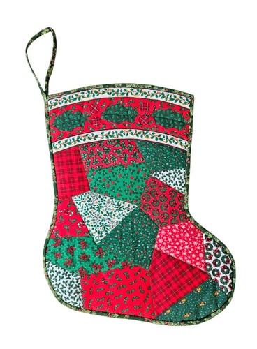 Quilted patchwork fabric - quilted,
