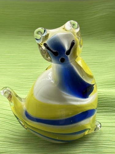 Murano style glass cat - glass,