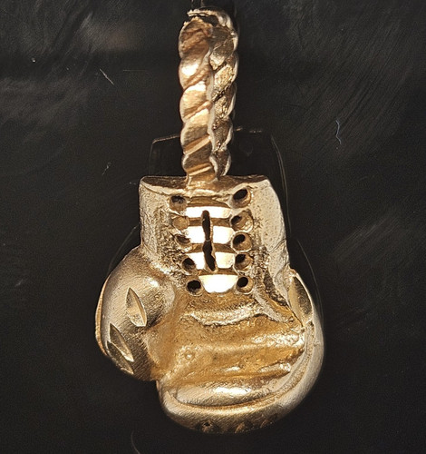 14k gold boxing - gold, charm