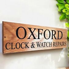 Personalised Oak Wooden House Sign,Deep Engraved Plaque, Custom Name Plate,gift