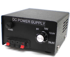 BENCH POWER SUPPLY,  VARIABLE  7.2 - 16.2V / 1 AMP, OR 3 AMPS @ 7.2V