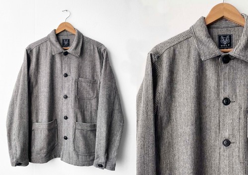 60s wool stripe black - wool,