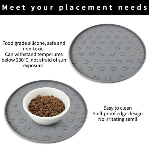 Round cat food pad - cat,
