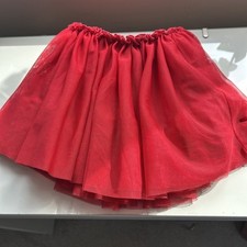 Girls Red Tutu By Next With Cotton Underskirt Age 9 