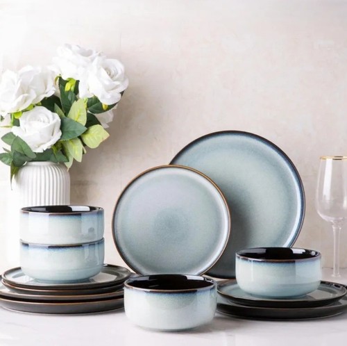 12pcs stoneware dinner - 12pcs, set