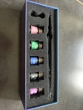 Handmade Glass Dip Pen Set