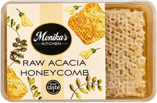 Raw acacia honeycomb 210g - acacia,