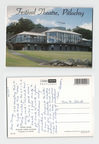 Postcard festival theatre - postcard,