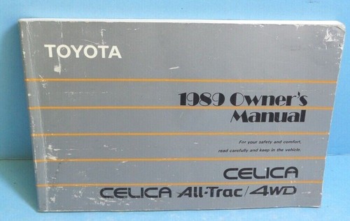 1989 toyota celica all - 89,