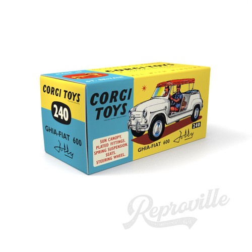 Repro box for corgi 240 - repro,