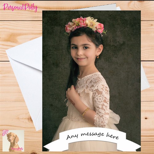 Personalised photo card any - photo,