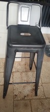 TOLIX STYLE VINTAGE METAL BAR STOOLS FRENCH INSPIRED DESIGN CLASSIC KITCHEN SEAT