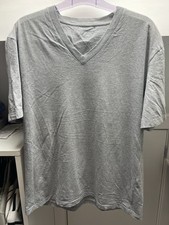 Prada Men’s Grey V-Neck