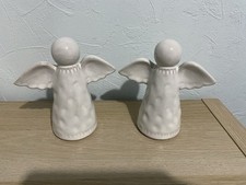 Next Ceramic 2 x Christmas Angel Ornaments