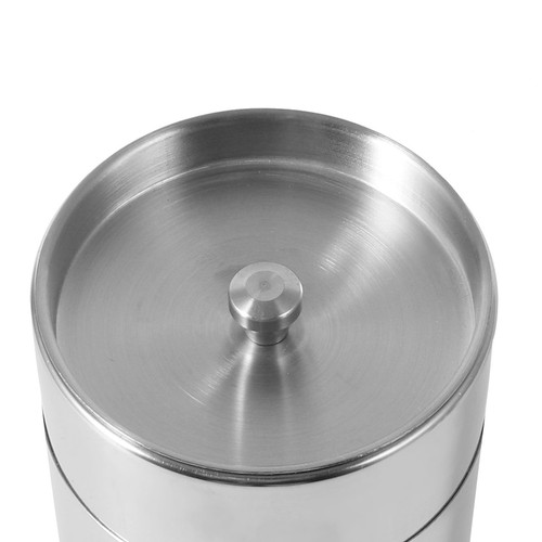 Stainless steel tea tins - stainless,