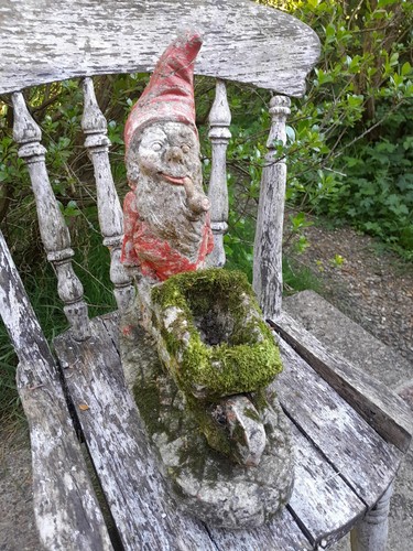Vintage 50s weathered - weathered, garden