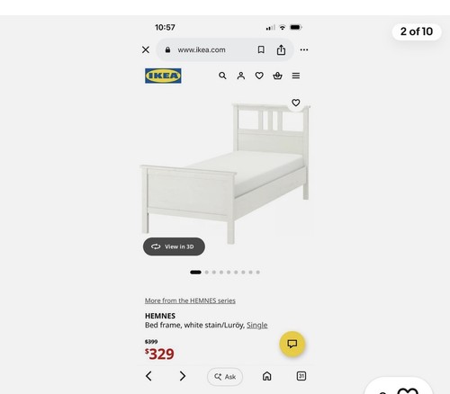 Ikea hemnes white - hemnes, wooden