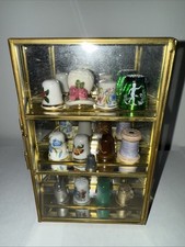 Vintage Metal Thimble Display