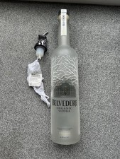 Belvedere Vodka 6L empty bottle,Crafts Frosted Glass