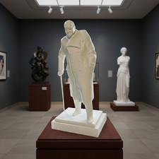 Winston Churchill Standing