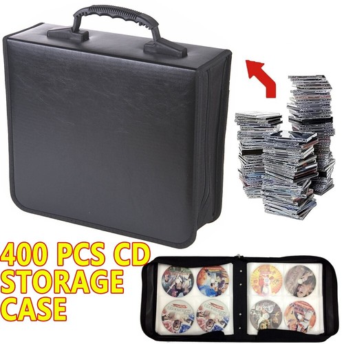 400 dvd disc carry case - cd,