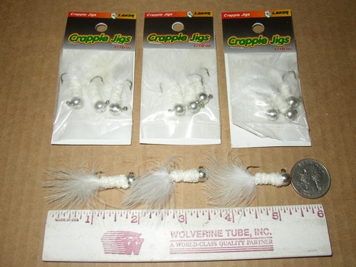 Non lead marabou - crappie, jigs
