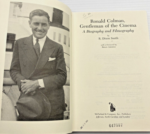 Film studies ronald colman - studies,