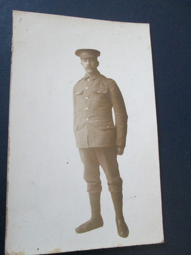 Postcard man military - of,