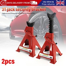 2Pcs 3 Ton Heavy Duty Axle Stands Floor Jack Lifting Capacity Stand Car Caravan