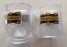 Harry Potter 2 x Butterbeer Mug Plastic Souvenir Tankards Warner Brothers Tour