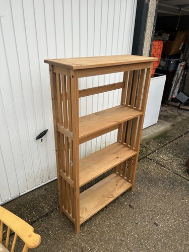 Mexican pine shelf bookcase - pine,