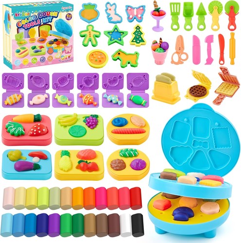 Pcs color playdough set - color,