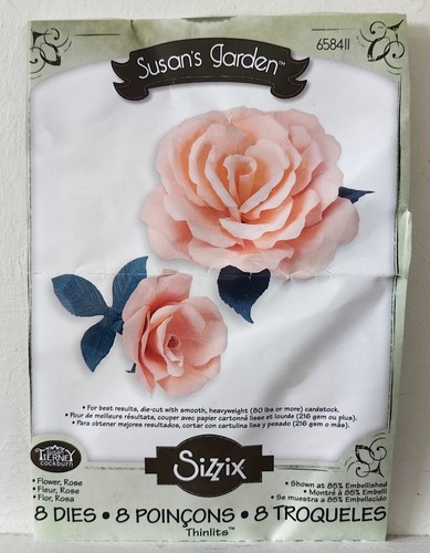 Sizzix dies susan s garden - -,