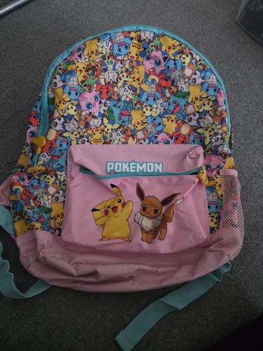 Pokemon pink backpack evee - pokemon,