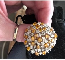 Unique One Off Cocktail White Diamond & Yellow Diamond Stunning Ring 7.36 Carats