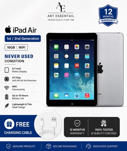 New cond apple ipad air - ipad, 1st