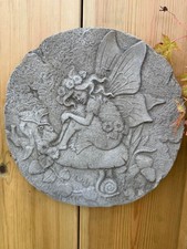 Fairy Wall Plaque Concrete