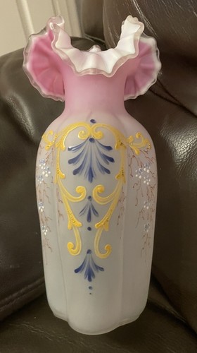 Vintage late1800s fluted pink - late1800s,
