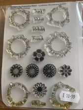 Assorted Woodware Clear Stamps (4 Packs)