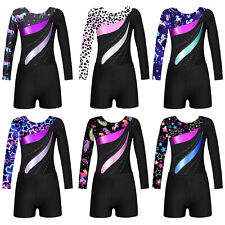 Girls Gymnastics Leotard Long