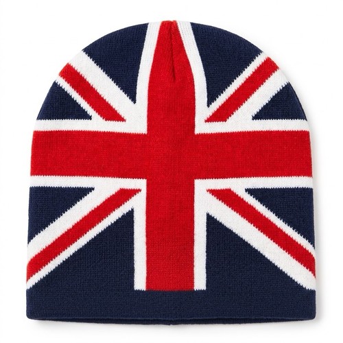Union jack british flag beanie - union,