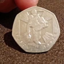 Wounded Soldier 50p Coin 2006