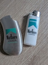 Vintage Marlboro Lights lighter case, to hold a mini Djeep lighter