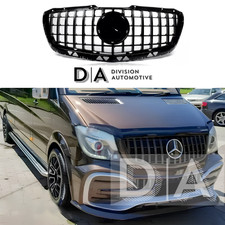 GLOSS BLACK FRONT GT RADIATOR