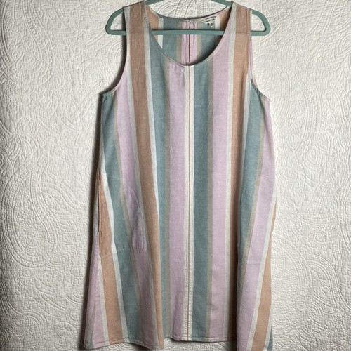 Max studio striped shift - striped,