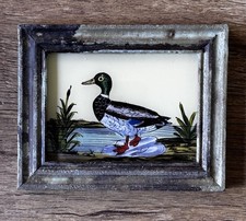 Indian Duck Reverse Glass