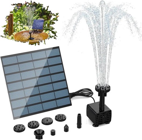 Garden solar water pond - water,