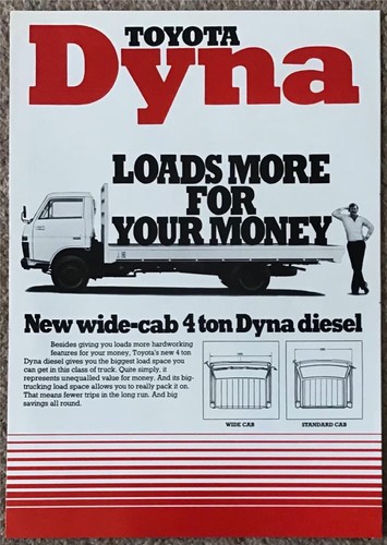 Toyota dyna truck range - dyna,